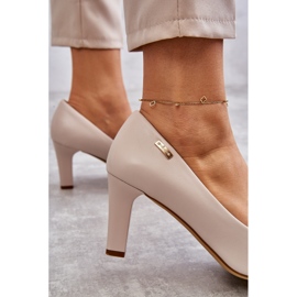 Sergio Leone Dam Pumps Light Beige Orsola 2