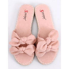 Rosa kvinnors rosa tofflor LL-119 Rosa 1
