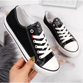 News Svart textil låga sneakers NYHETER 2