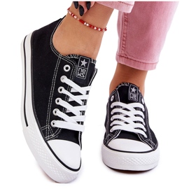 News Ecoma klassiska sneakers för kvinnor svart och vitt 12