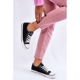 News Ecoma klassiska sneakers för kvinnor svart och vitt 5