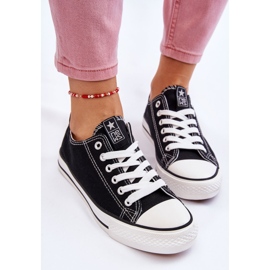 News Ecoma klassiska sneakers för kvinnor svart och vitt 8