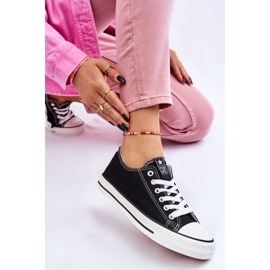 News Ecoma klassiska sneakers för kvinnor svart och vitt 9