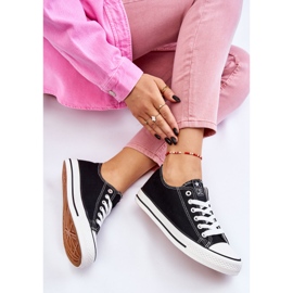 News Ecoma klassiska sneakers för kvinnor svart och vitt 10