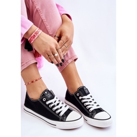 News Ecoma klassiska sneakers för kvinnor svart och vitt 11