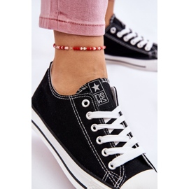 News Ecoma klassiska sneakers för kvinnor svart och vitt 7