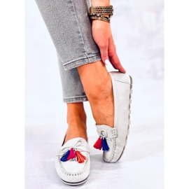 BM Tamla Grey frans loafers grå 1