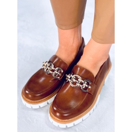 BM Plattform loafers från Catz Camel brun 1