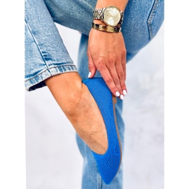 BM Genombrutna ballerinor Forlani Blue blå 2