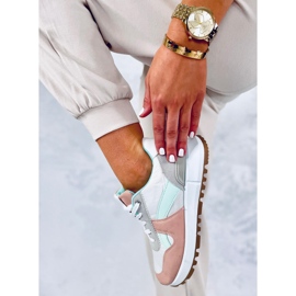 BM Färgglada damsneakers Binnie Pink mångfärgad 1