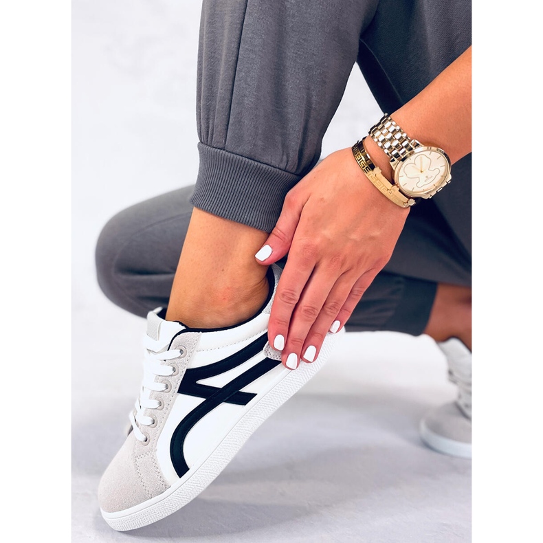 BM Wilson White sneakers för kvinnor grå 2