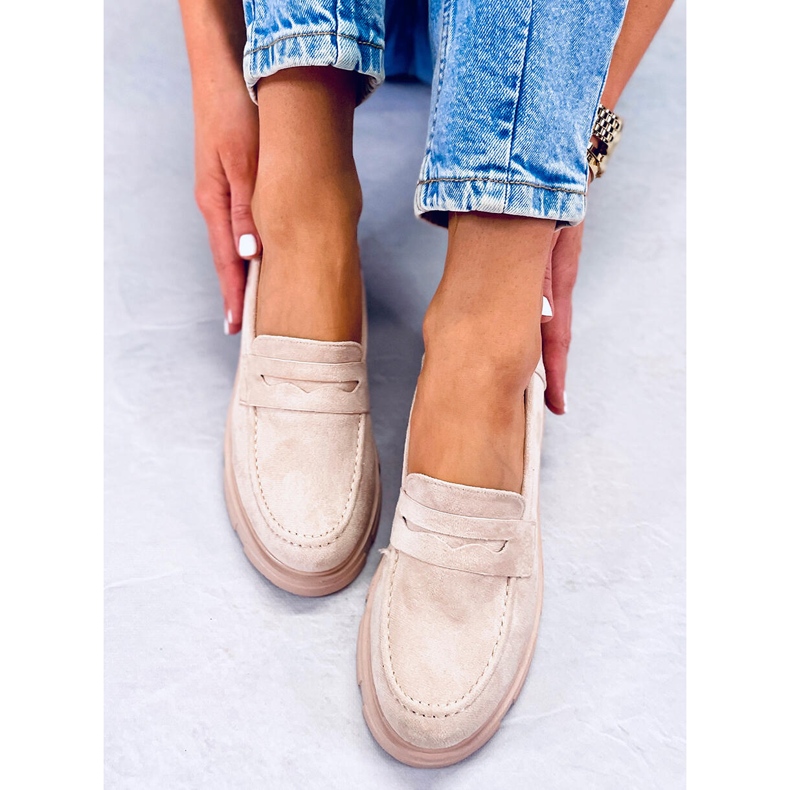 BM Loafers i mocka från Jayne Beige 2