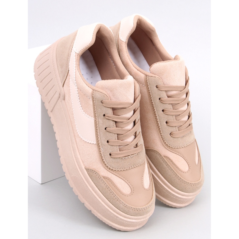 BM Kirby Khaki platåsneakers beige kaki 1