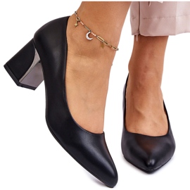 PS1 Eleganta Pumps På En Klack Svart Emma 12