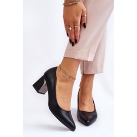 PS1 Eleganta Pumps På En Klack Svart Emma 3