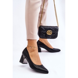 PS1 Eleganta Pumps På En Klack Svart Emma 5