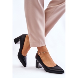 PS1 Eleganta Pumps På En Klack Svart Emma 8