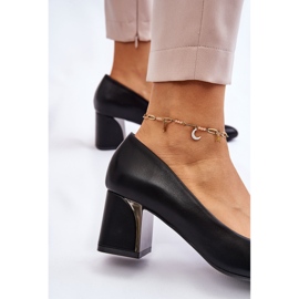 PS1 Eleganta Pumps På En Klack Svart Emma 9