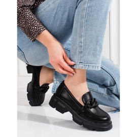 Goodin Shelovet dam loafers med svart kedja 1