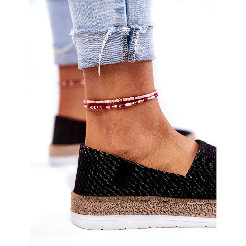 Damsneakers Slip On Big Star KK276008 Svart 4