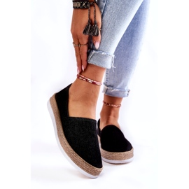 Damsneakers Slip On Big Star KK276008 Svart 1