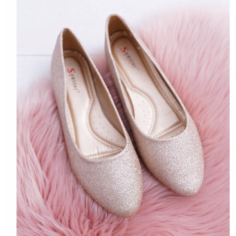 PS1 Ballerinor för kvinnor Glitter Golden Fifi gyllene 2