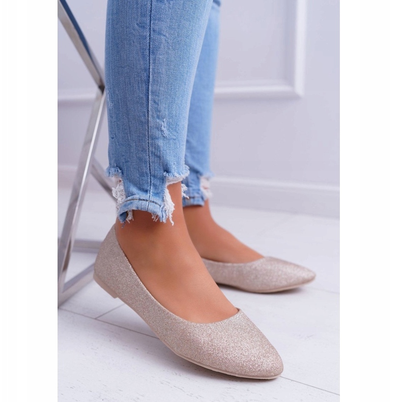 PS1 Ballerinor för kvinnor Glitter Golden Fifi gyllene 3