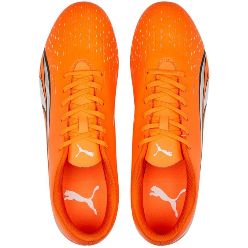 Puma Ultra Play FG/AG 107224 01 fotbollsskor orange apelsiner och röda 2