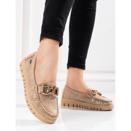 Goodin Dammockasiner Shelovet guld-beige gyllene 1