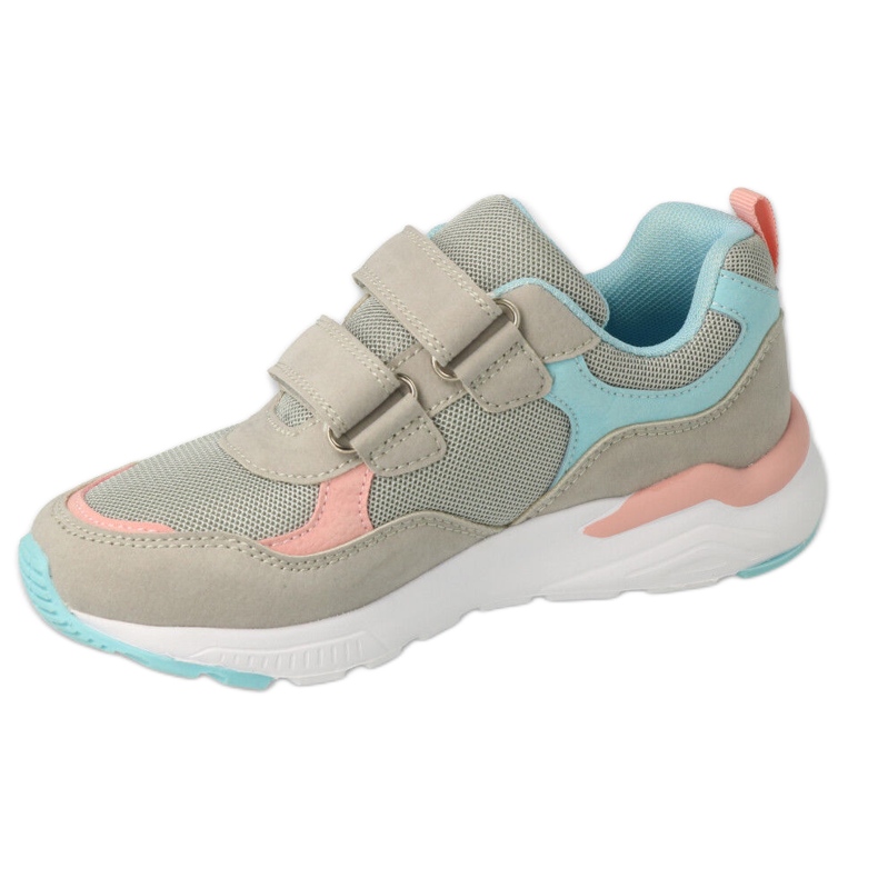 Befado ungdomsidrott med kardborreband 516Q238 grå 2