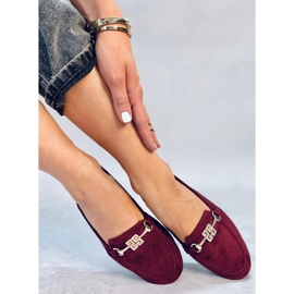 Loafers för damer Chloe Wine röd 1