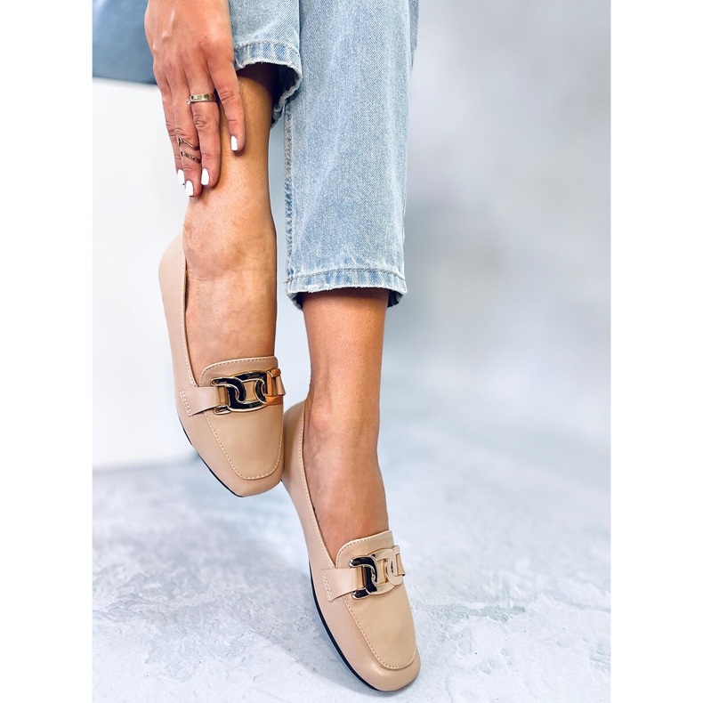 BM Paola Nude loafers för kvinnor beige 1