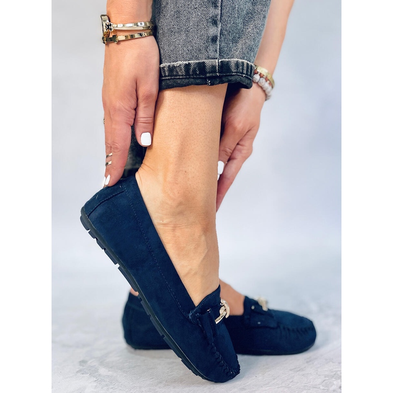 BM Lyset Azul dam loafers marinblå 1