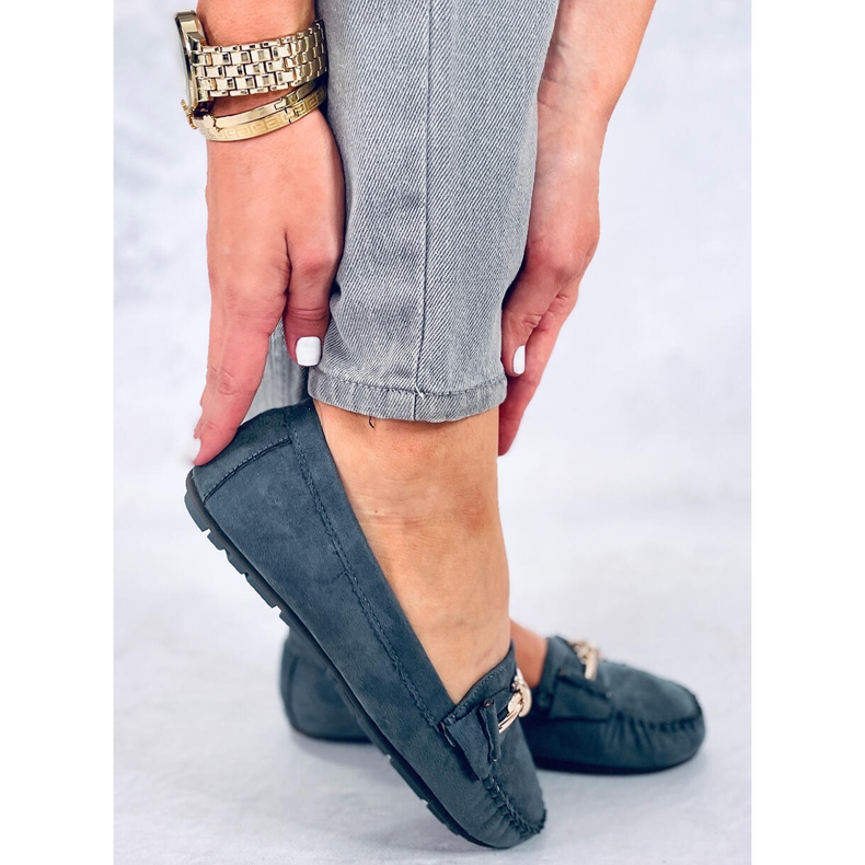 Lyset Gris dam loafers grå 2