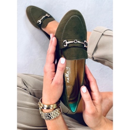 Juss Green dam loafers grön 2