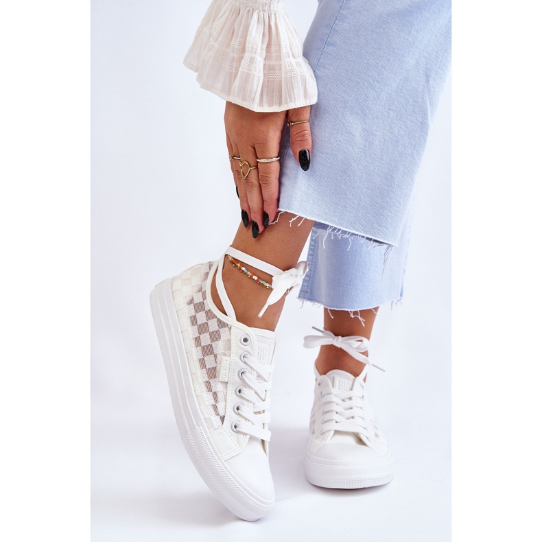 Klassiska låga sneakers Big Star LL274071 Vit 1