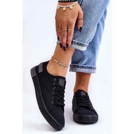 Låga sneakers för kvinnor Big Star LL274038 Svart 2