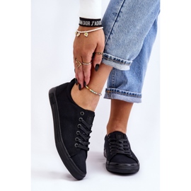 Dam Smooth Low Sneakers Big Star LL274057 Svart 1