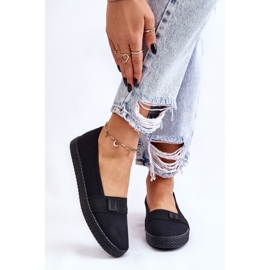 Slip-On Big Star Sneakers dam LL274200 Svart 1