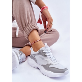 Lätt sportskor dam Big Star LL274375 Vit-Grå 1