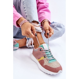 Damsneakers Big Star LL274422 Rosa-Beige 1