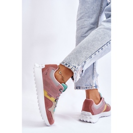 Damsneakers Big Star LL274422 Rosa-Beige 2