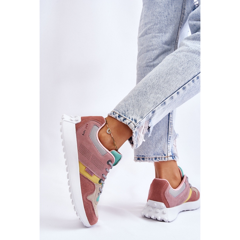 Damsneakers Big Star LL274422 Rosa-Beige 2