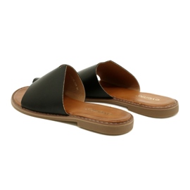 Svarta flip-flops kvinnors flip-flops evento 22sd35-4586 svart 5