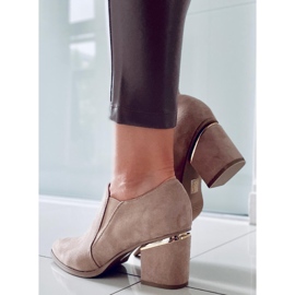 PA1 Brenda Khaki höga klackar beige 1