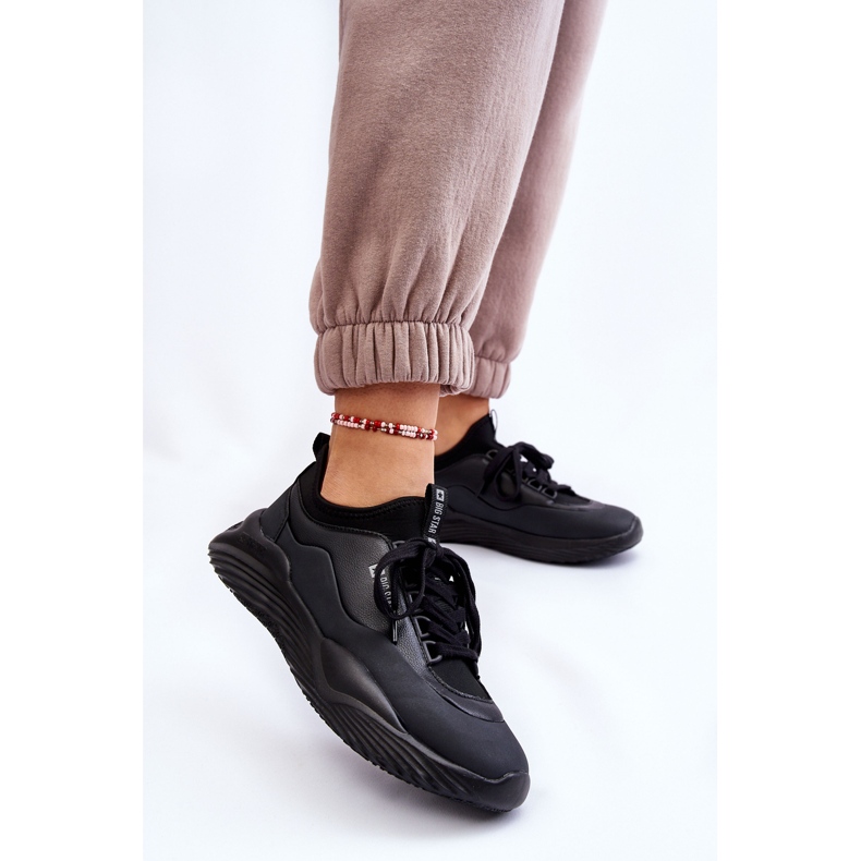 Dam Sneakers Memory Foam System Big Star LL274419 Svart 2