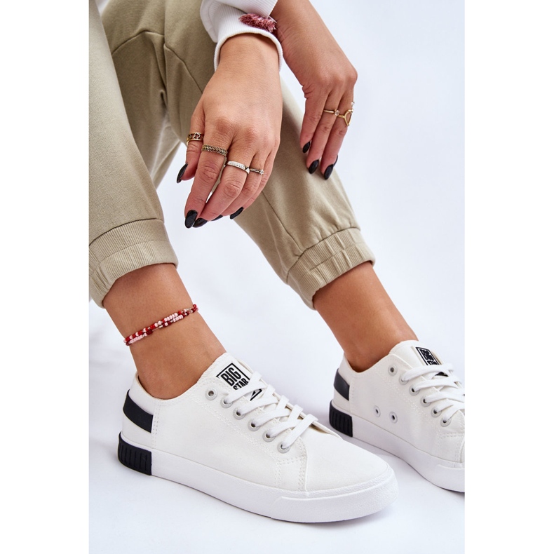 Låga sneakers för kvinnor Big Star LL274039 Vit 1