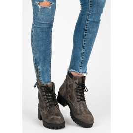 Vinceza Snörstövlar med skydd grön 2