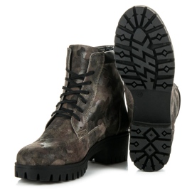 Vinceza Snörstövlar med skydd grön 1