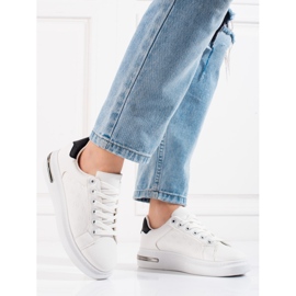 Damsportskor Shelovet vit med mönster 1